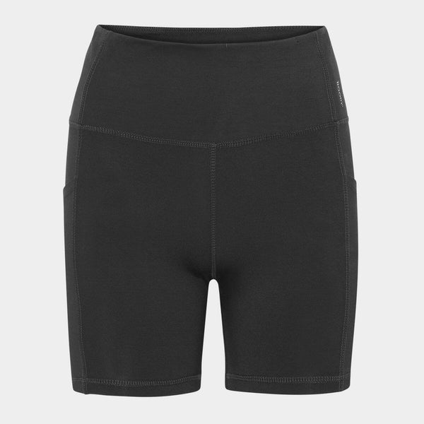 æstetisk røveri Svække Sorte højtaljede bambus træningsshorts 5" til dame fra Boody – Bambustøj.dk